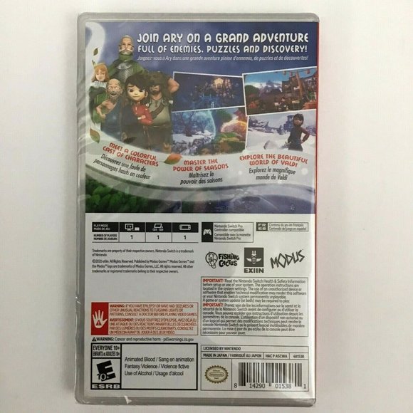 Ary and the Secret of Seasons (Nintendo Switch, 2020) E10+ Adventure NEW SEALED - Picture 4 of 6